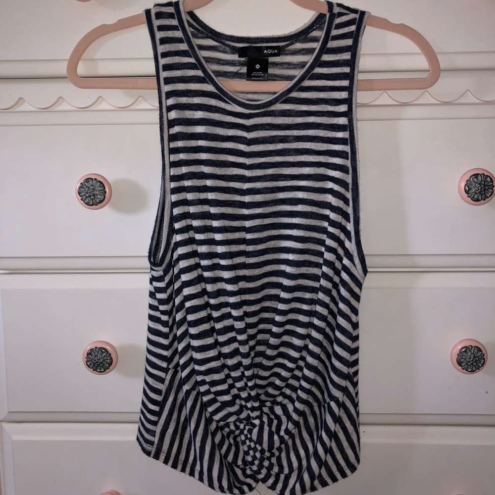 Aqua Bloomingdales brand tank